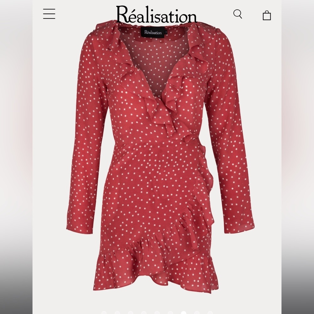 Realisation Par The Alexandra Red Star Dress XS.